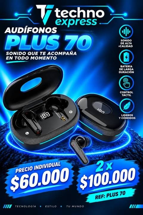 Audífonos Plus 70