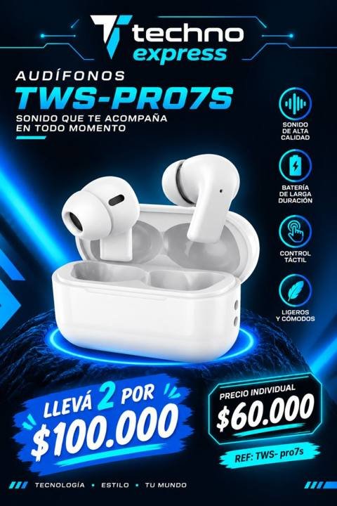 Audífonos TWS-PRO7S