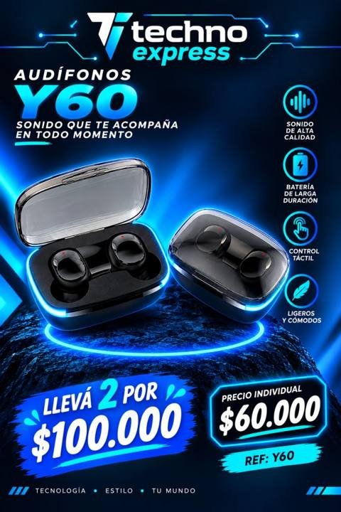 Audífonos Y60